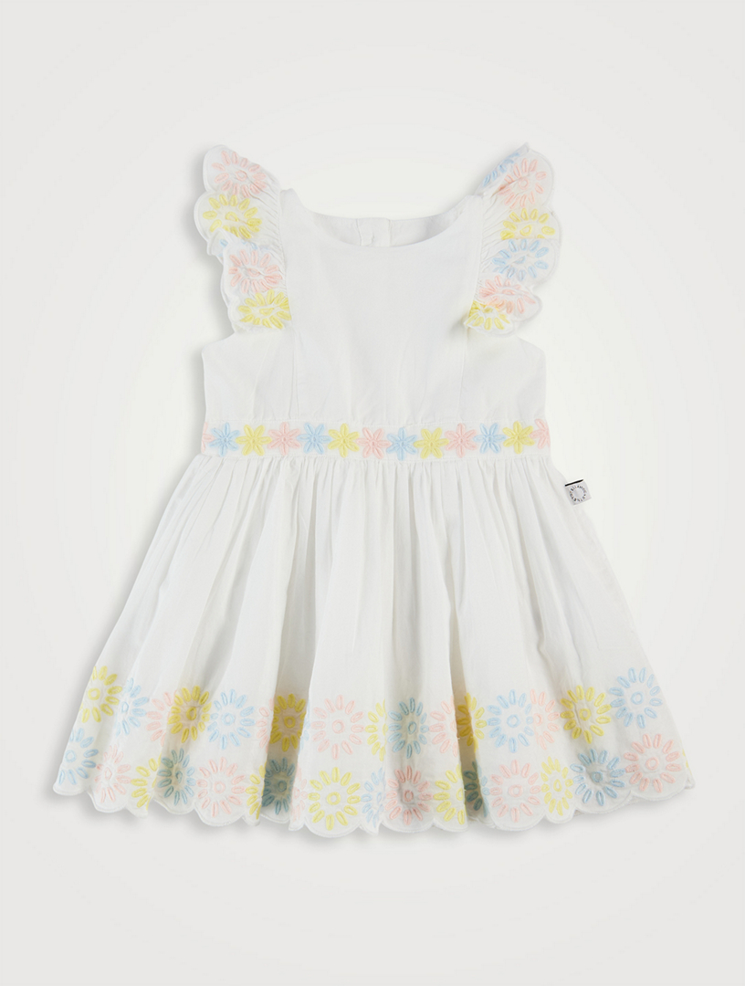 Flower Crochet Cotton Dress