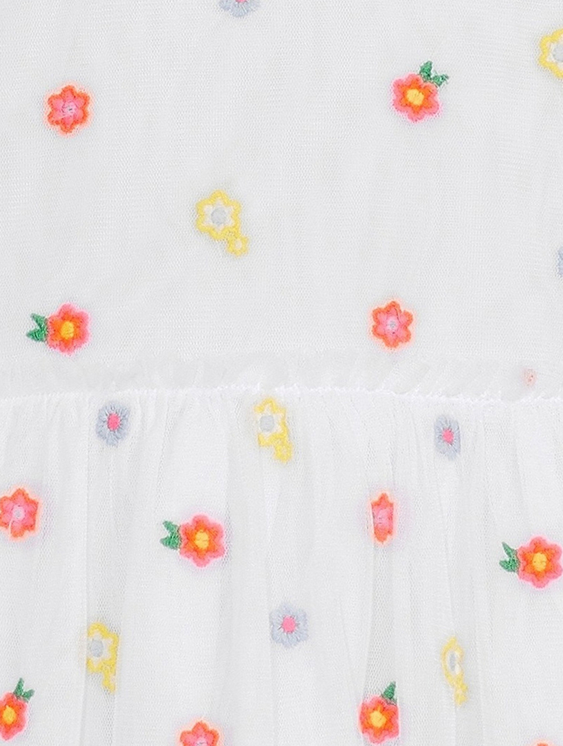 Floral Print Tulle Dress