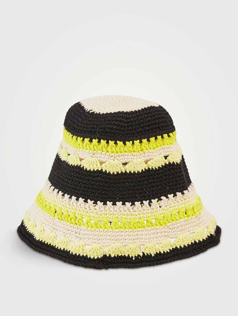 GANNI Cotton Crochet Bucket Hat | Holt Renfrew