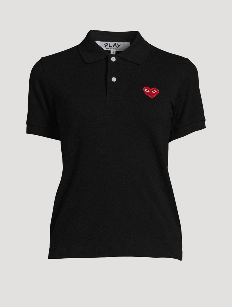 Comme des garcons women's polo clearance shirt