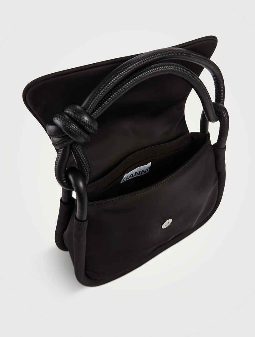 GANNI Knot Flap Shoulder Bag | Holt Renfrew