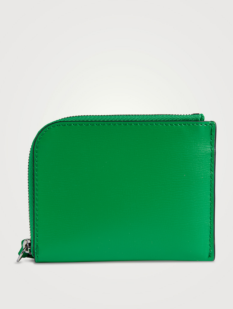 GANNI Banner Leather Card Holder Holt Renfrew