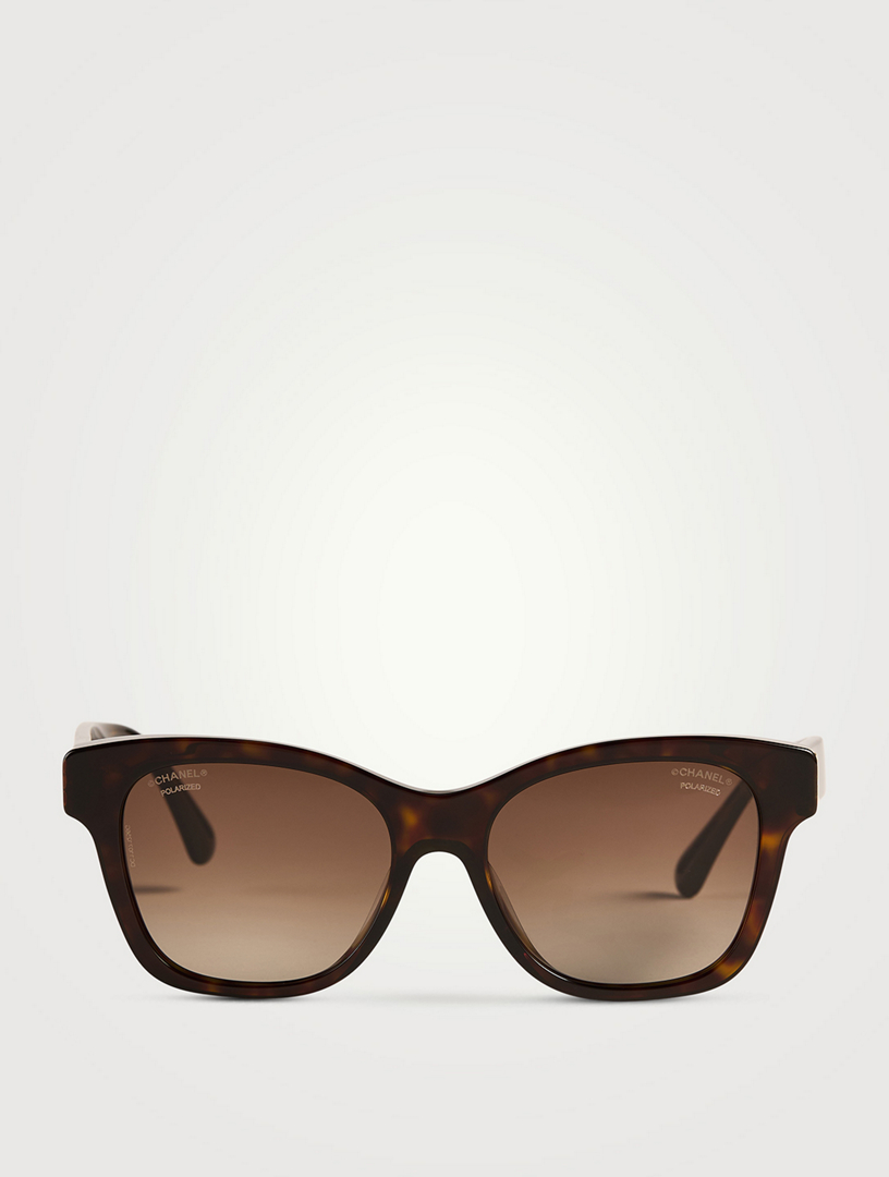 Lunettes de soleil à monture carrée