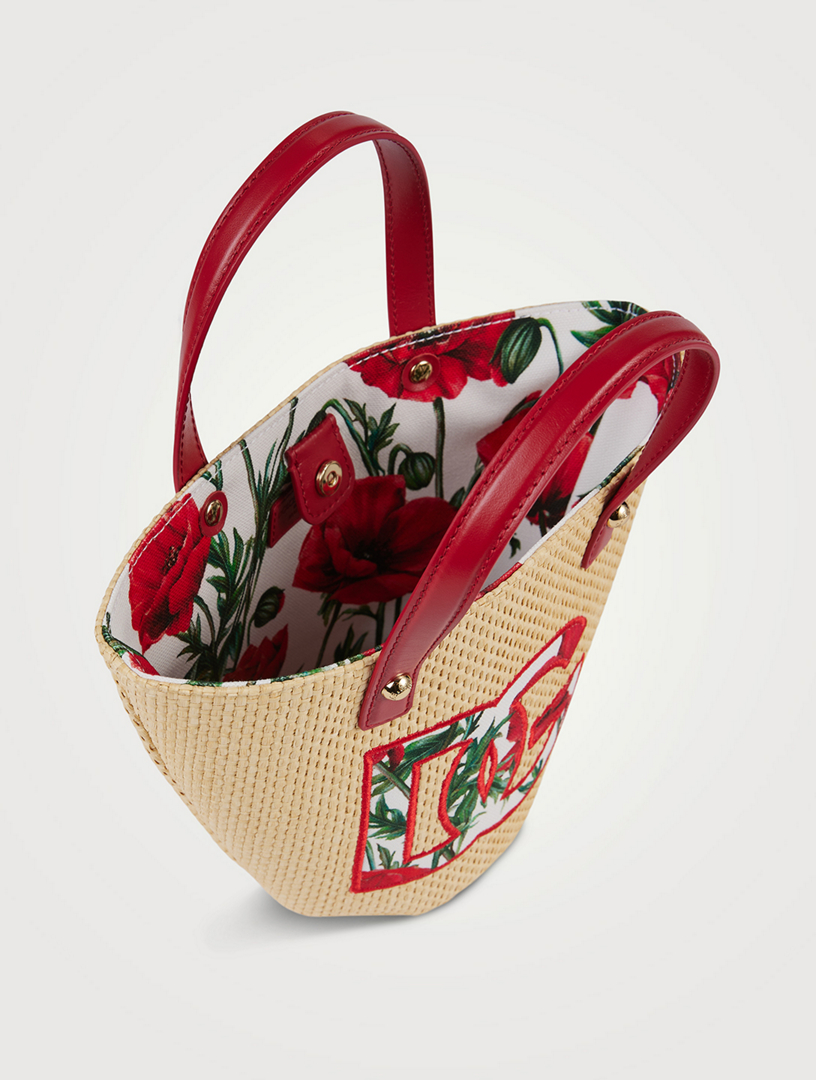 Dolce and gabbana raffia bag best sale