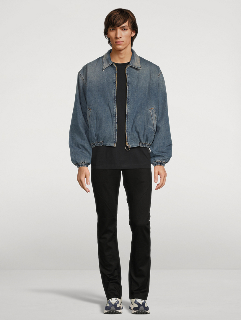 Padded Denim Jacket in Blue - Acne Studios