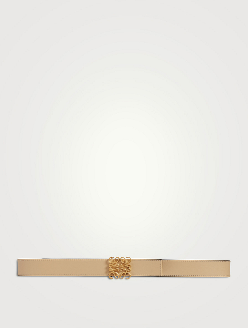 LOEWE Reversible Anagram Leather Belt | Holt Renfrew