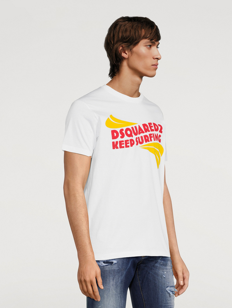 関税送料込【D SQUARED2】CANADIAN VILLAGE クルーネックTシャツ 関税送料込【D SQUARED2】CANADIAN VILLAGE クルーネックTシャツ
