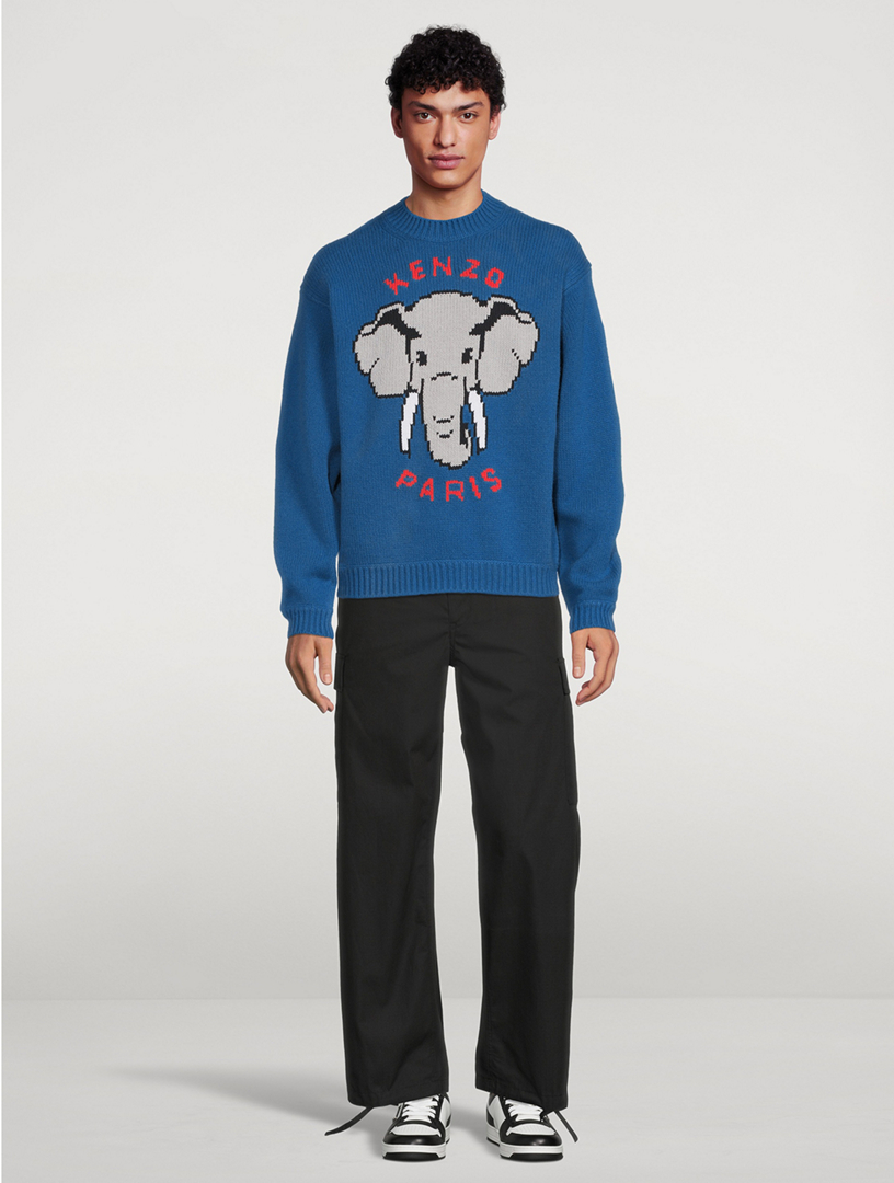 Elephant Wool-Blend Sweater