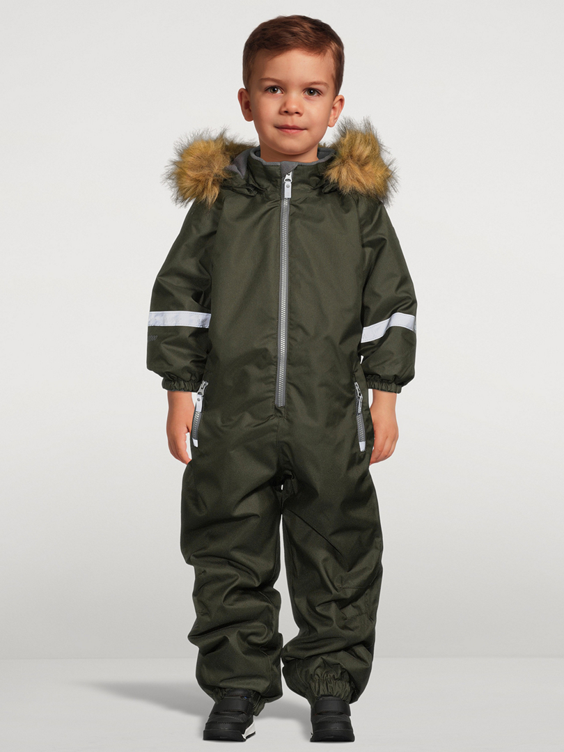 Victory Snowsuit With Faux Fur Trim
