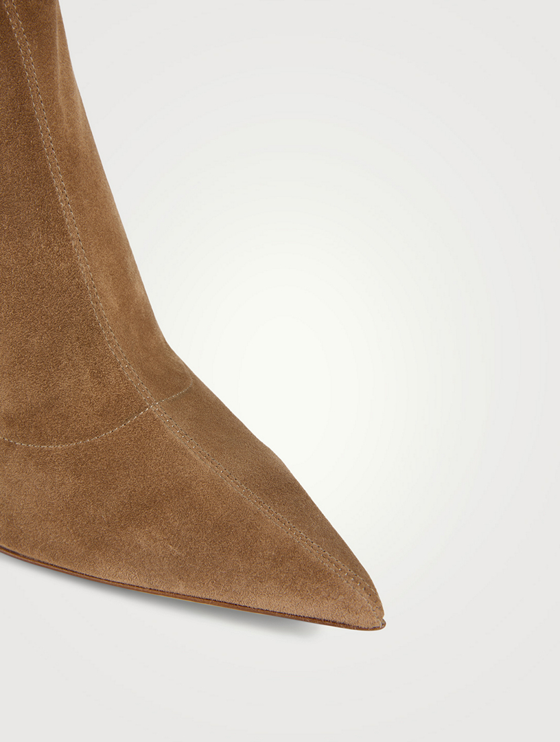 ショートブーツ・ブーティ GIANVITO ROSSI DUNN SUEDE ANKLE BOOTS Gianvito Rossi Dunn Suede Ankle Boots (Gianvito Rossi