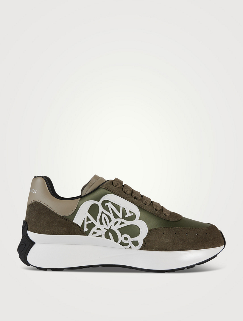 ALEXANDER MCQUEEN Sprint Runner Leather Sneakers | Holt Renfrew