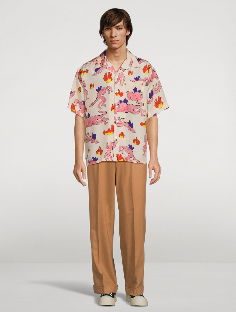 Silk Short-Sleeve Shirt