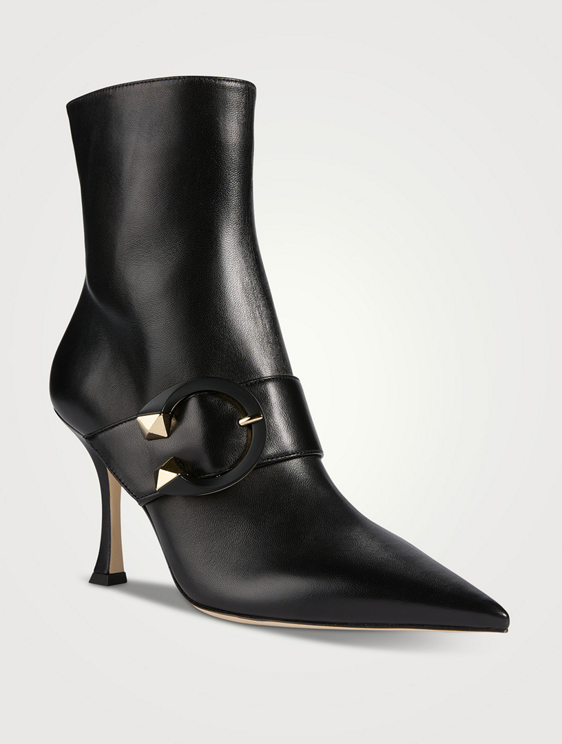 Magik Leather Ankle Boots