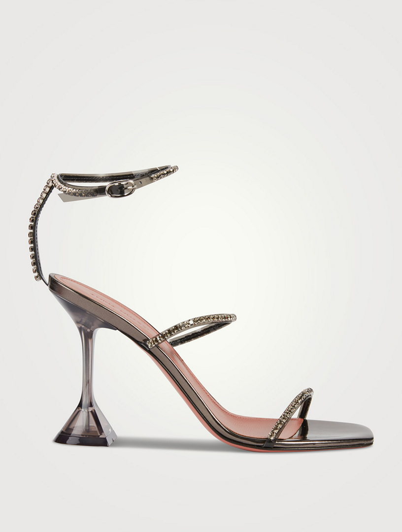 AMINA MUADDI Gilda Crystal PVC Sandals | Holt Renfrew