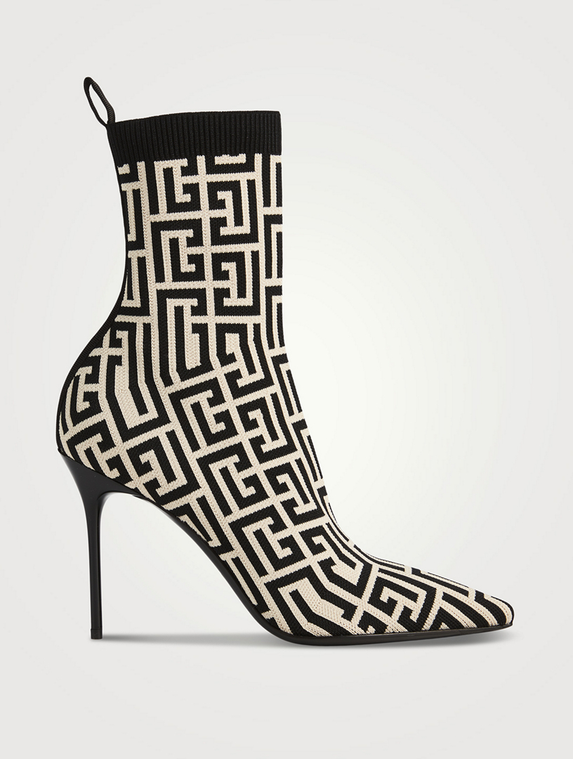 Skye Stretch Knit Ankle Boots