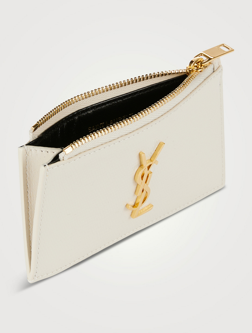 Saint Laurent Monogram Zipped Cardholder