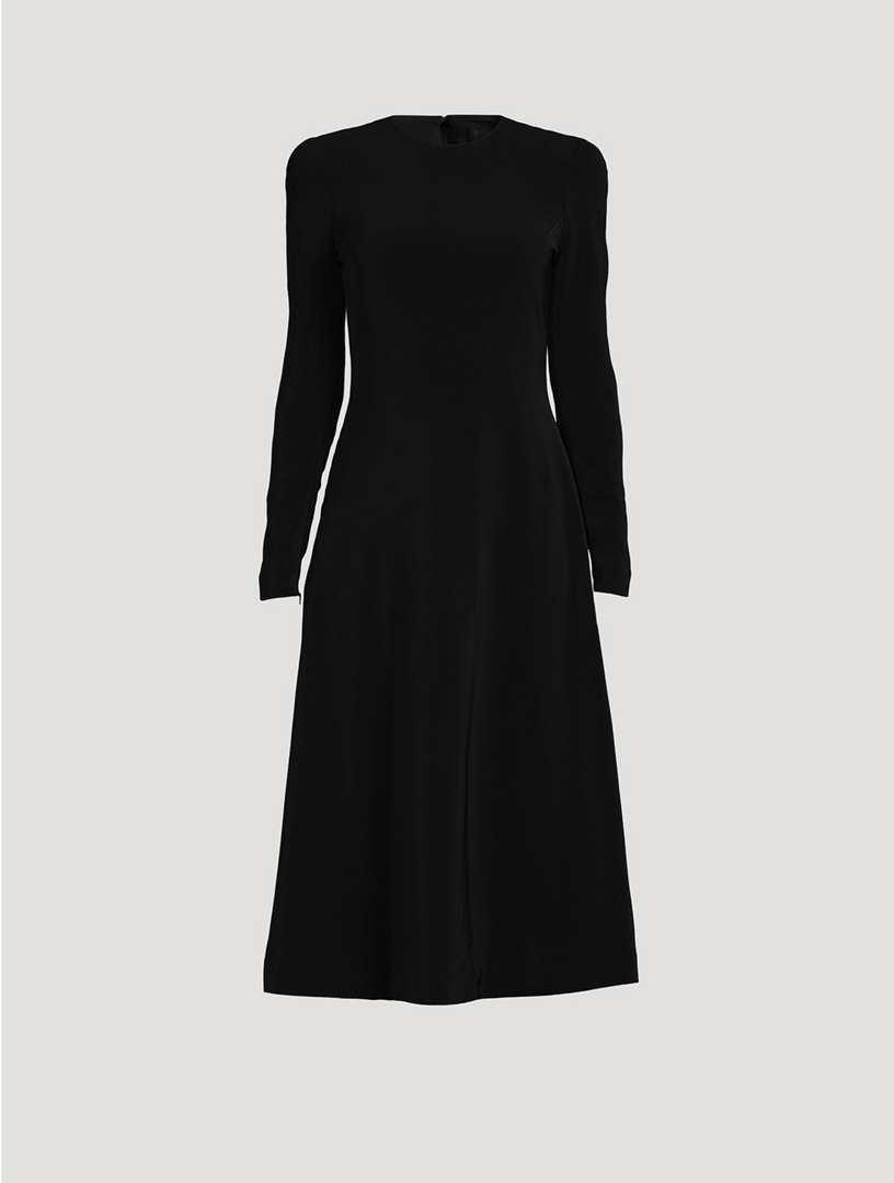 Long-Sleeve Midi Dress