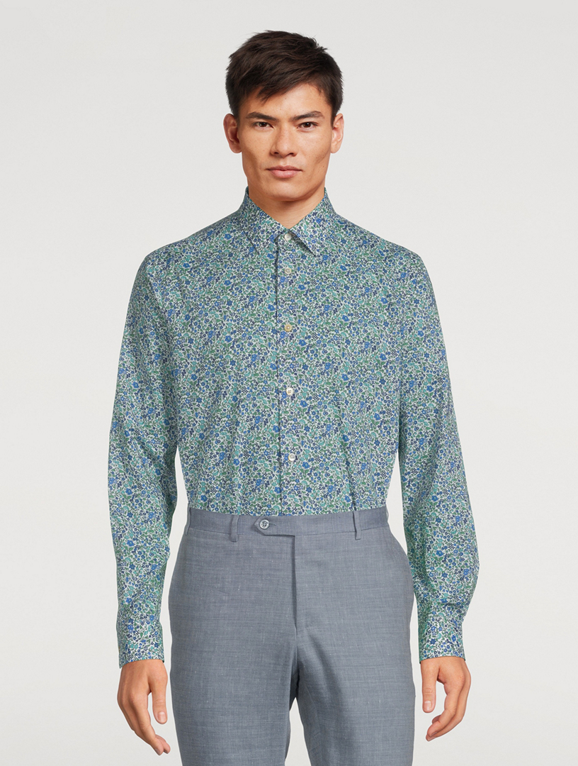 PAUL SMITH Tailored-Fit Shirt In Liberty Floral Print Holt Renfrew