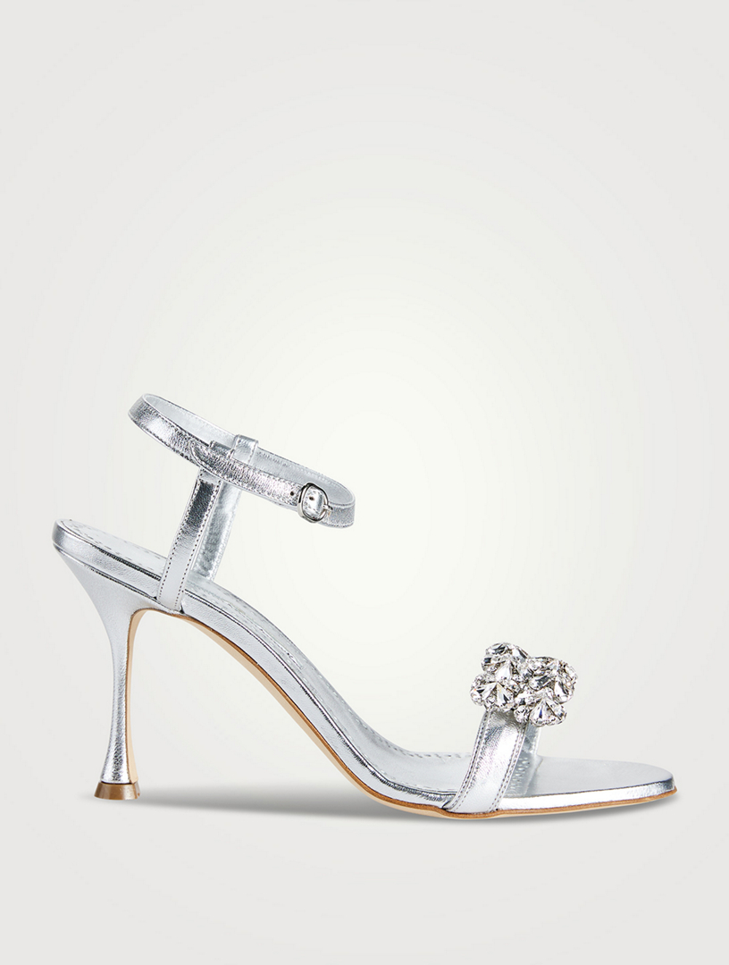 Manolo blahnik hot sale clear sandals