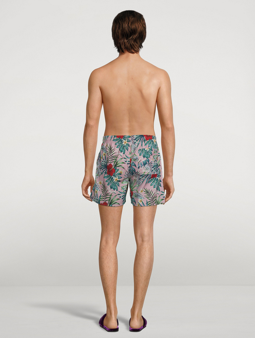 Swim Shorts With Hawaiian Logo