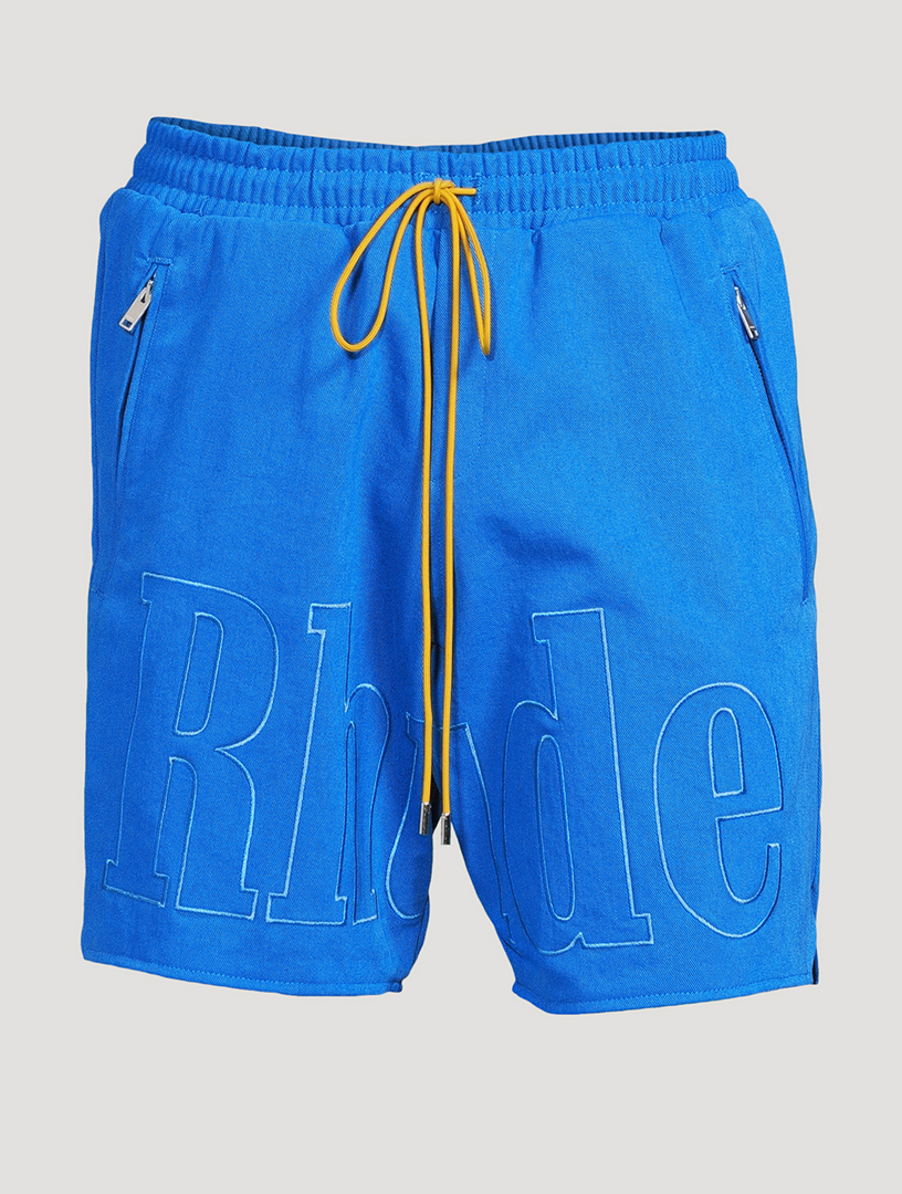Cotton Sweat Shorts With Tonal Logo