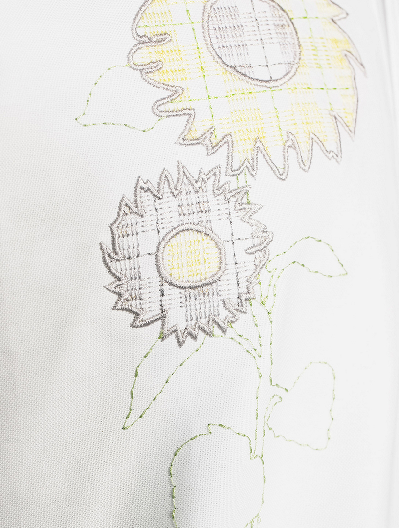 Cotton Shirt With Embroidery