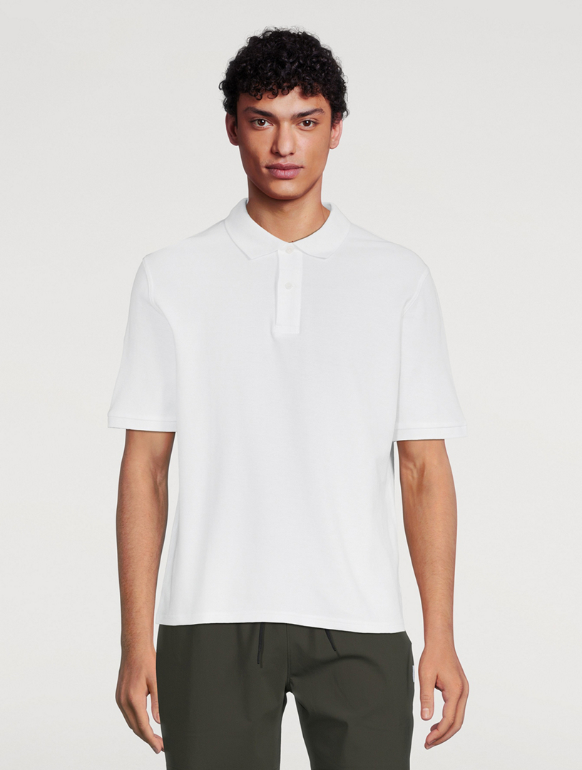 REIGNING CHAMP Athletic Cotton Pique Polo Shirt | Holt Renfrew