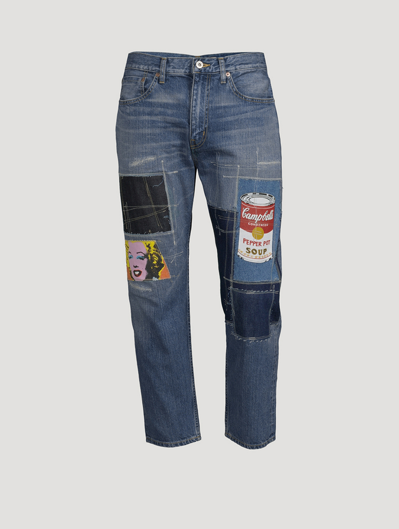 Andy Warhol x Junya Watanabe Straight-Leg Jeans