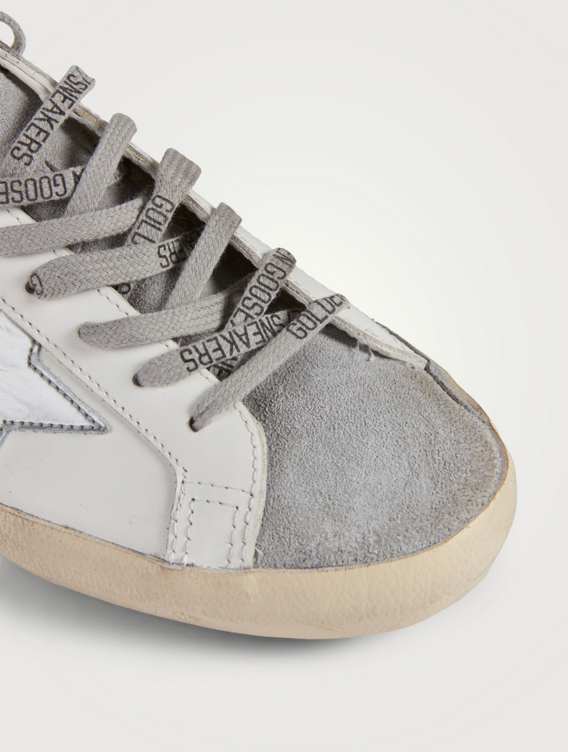 Super-Star Leather Sneakers With Suede Toe