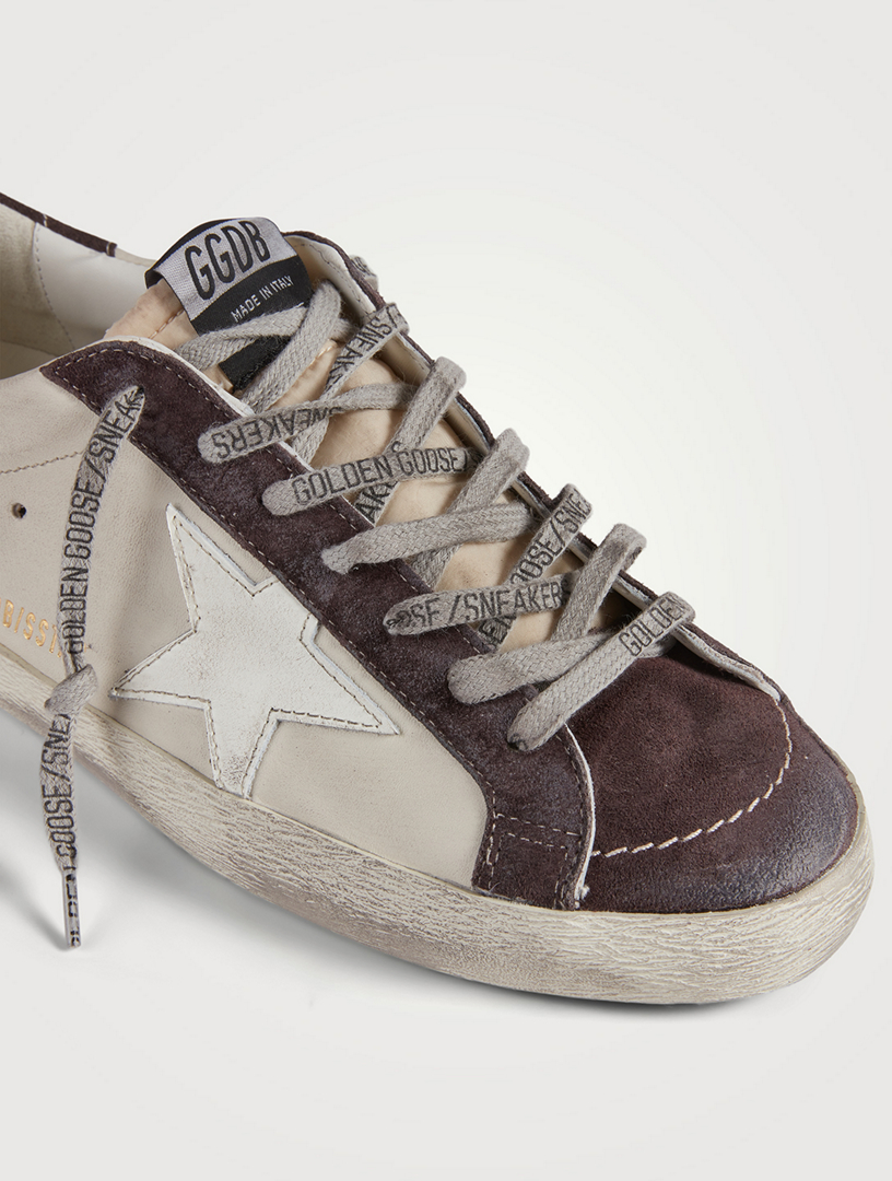 Super-Star Leather Sneakers With Suede Toe