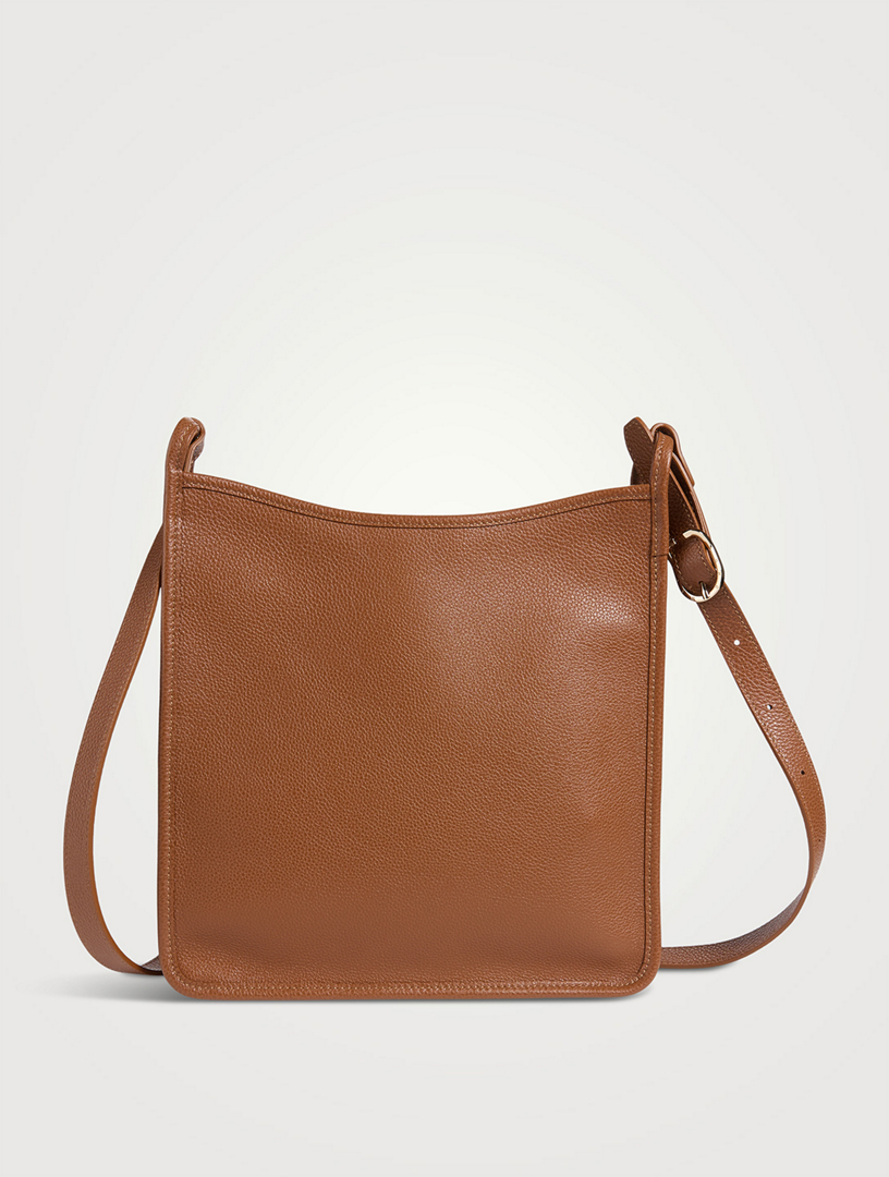 Leather crossbody satchel on sale