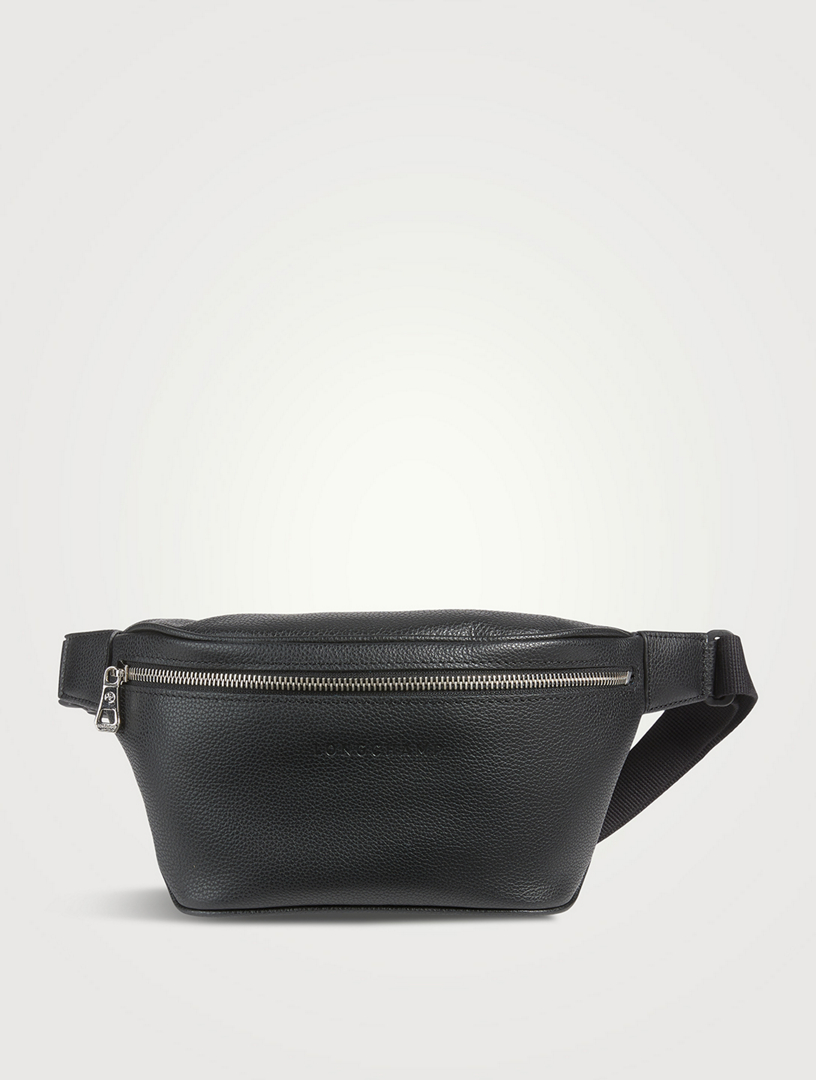 Black designer outlet belt bag