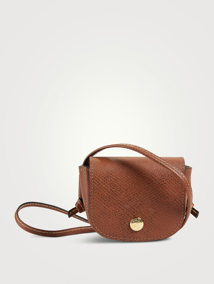 LONGCHAMP XS EPURE CROSSBODY BAG IN BROWN, REVIEW, WHAT FITS INSIDE