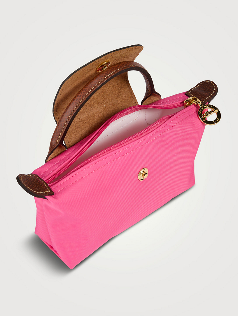 Longchamp Le Pliage Cosmetic Case in Pink