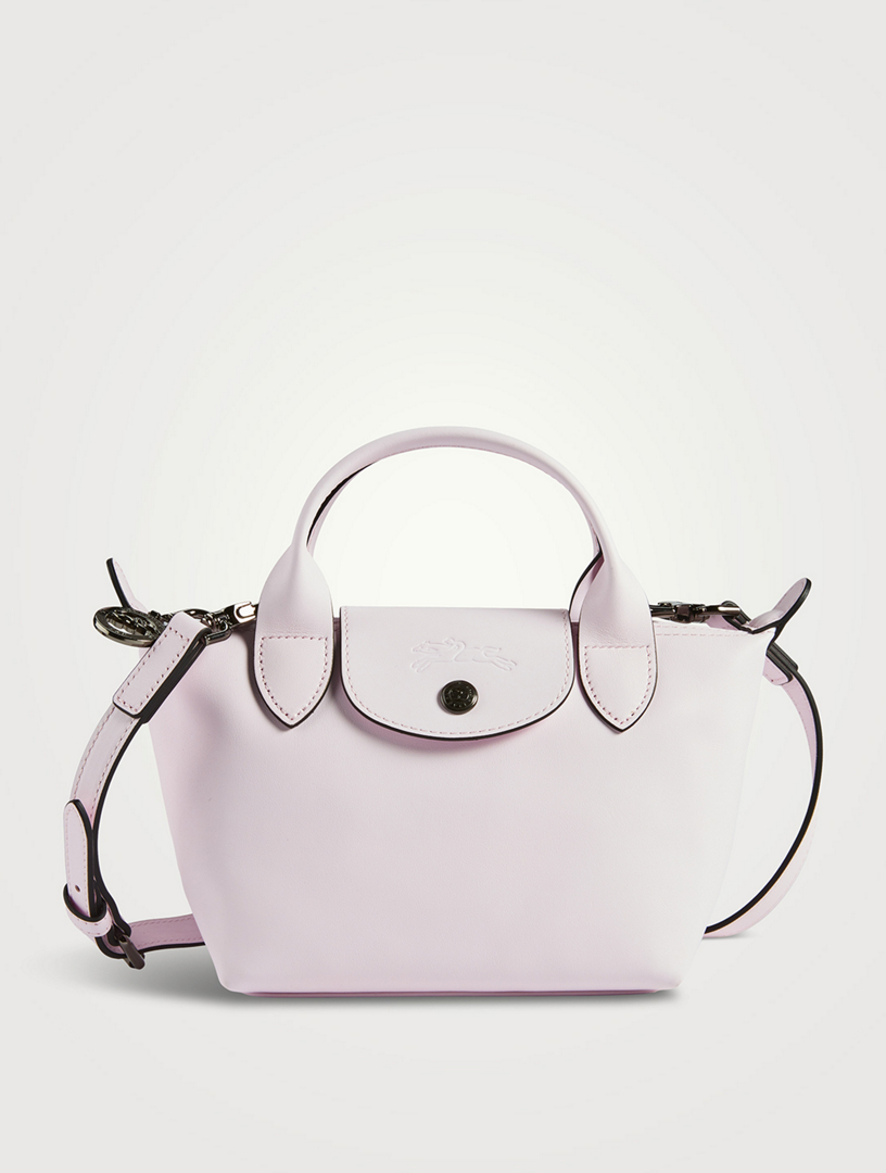 Le Pliage Xtra XS Crossbody bag Petal Pink - Leather (10188987P72