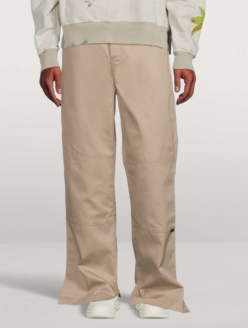 Reversed Waistband Chino Pants
