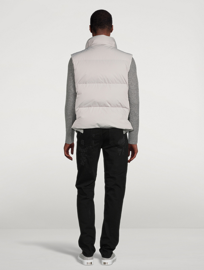 Puffer Vest With Double Buckles