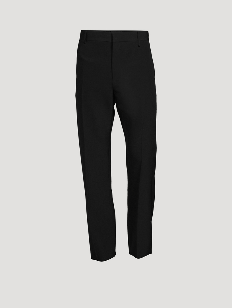 Wool Slim-Fit Pants