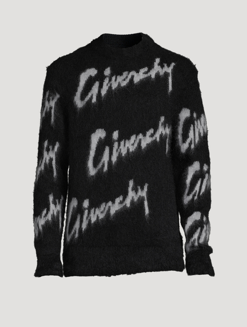 intarsia-knit logo cardigan, Givenchy