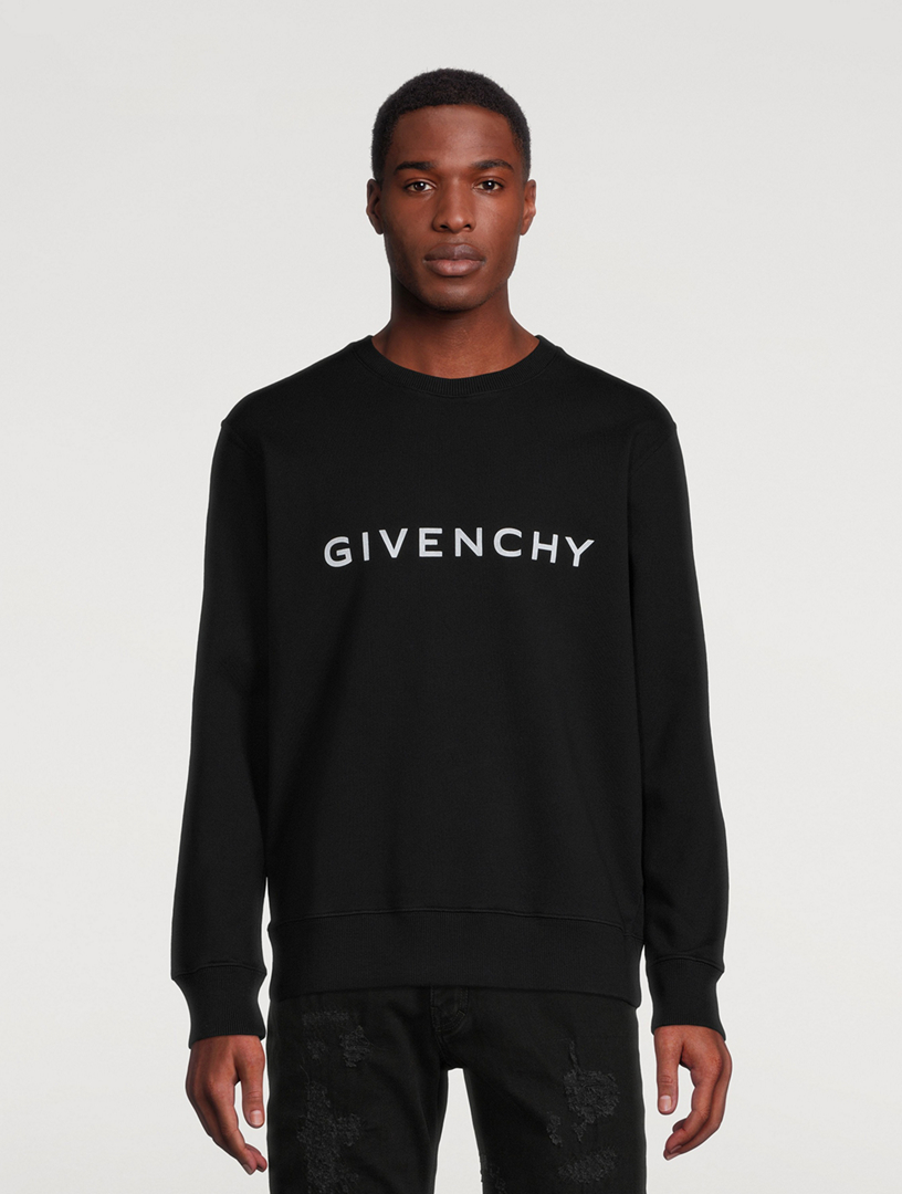 GIVENCHY Archetype slim fit jogger pants in fleece - black