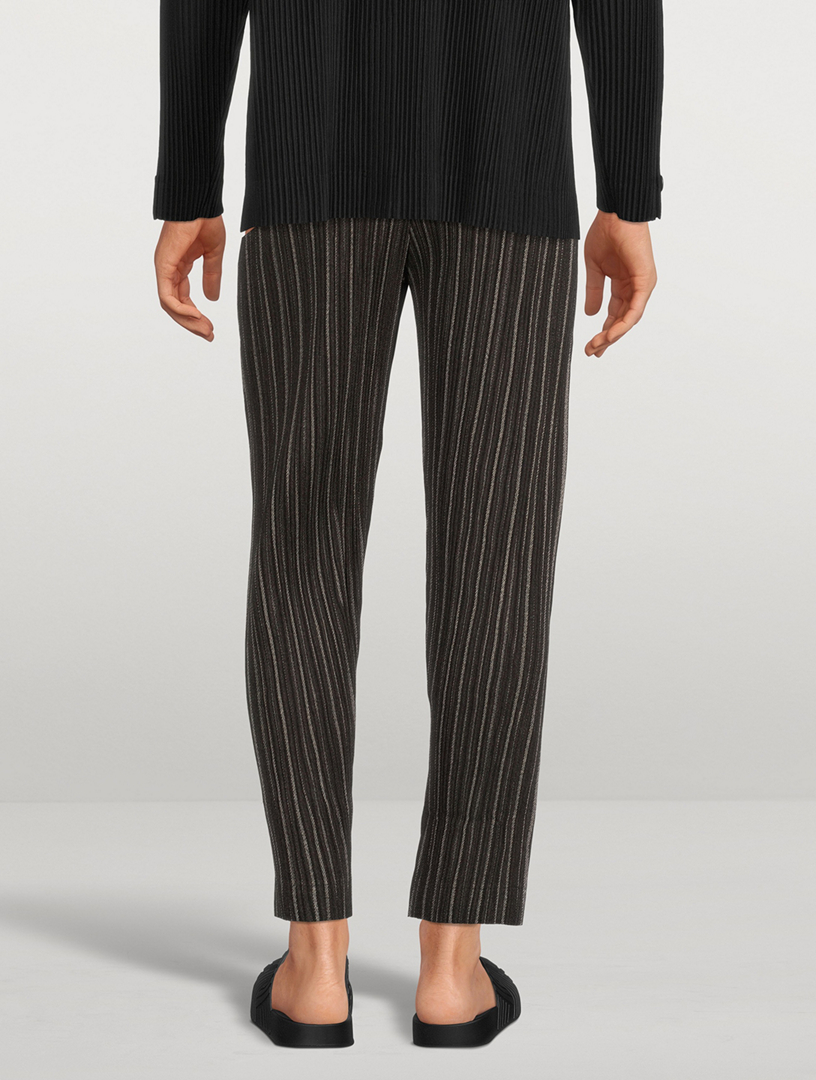 Tweed Pleats Pants