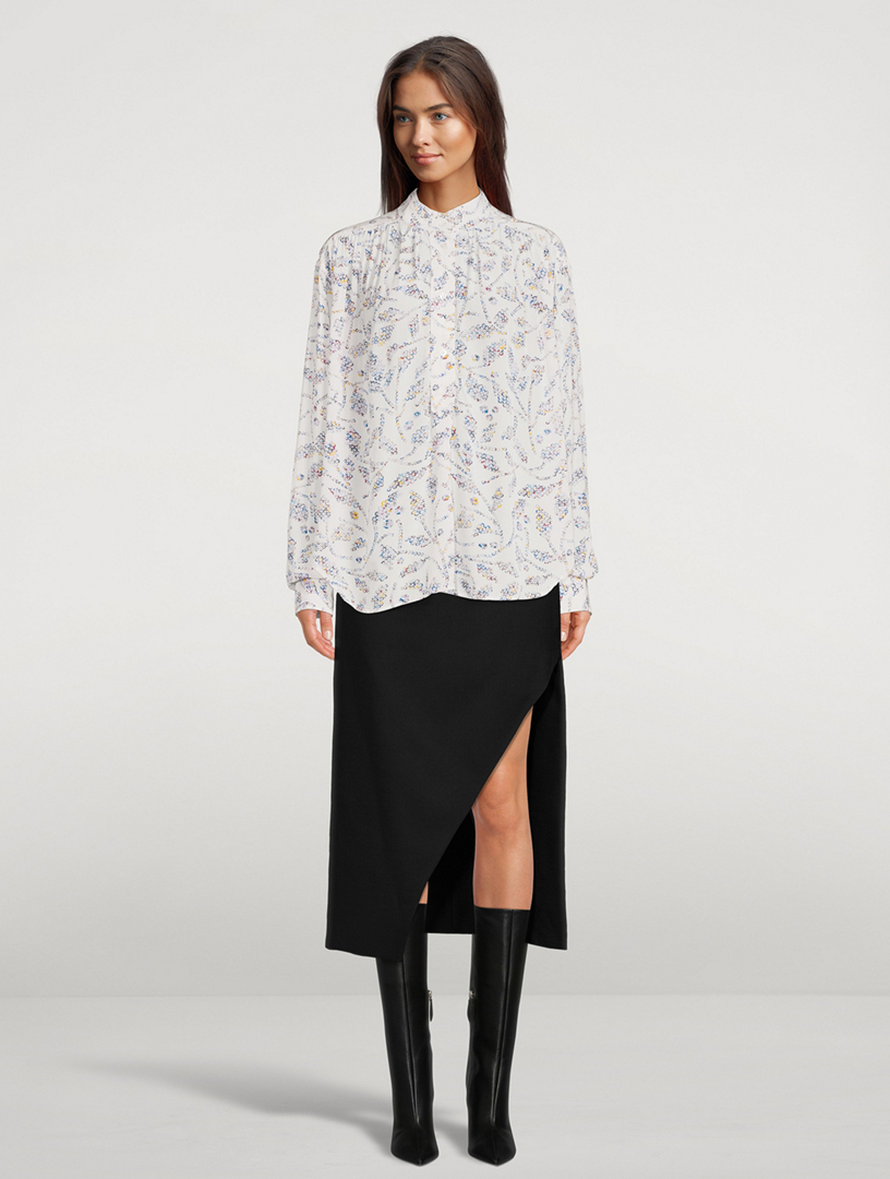 Berangere Printed Blouse