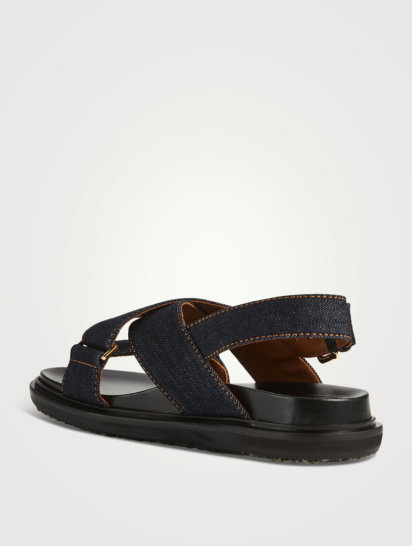 Fussbett Denim Slingback Sandals