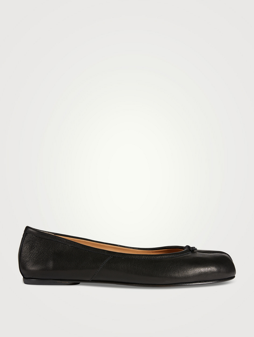 MAISON MARGIELA Tabi Leather Ballerina Flats | Holt Renfrew