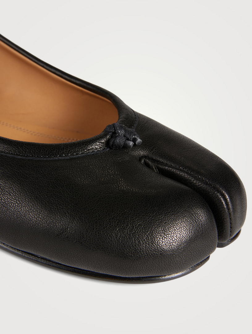 MAISON MARGIELA Tabi Leather Ballerina Flats