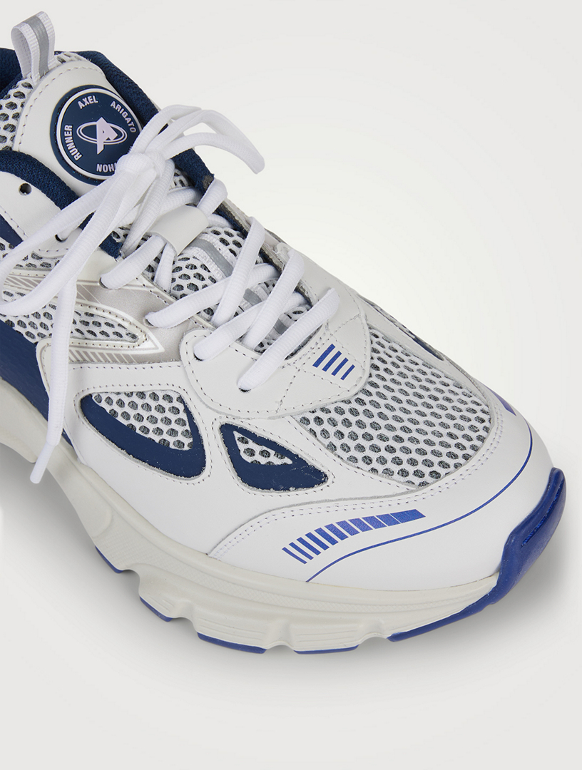 Marathon Leather And Mesh Sneakers