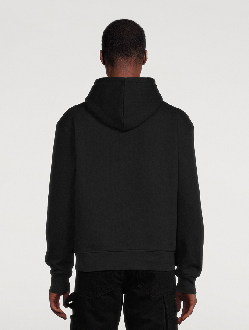 JACQUEMUS Le Sweatshirt Brode Hoodie With Logo  Black