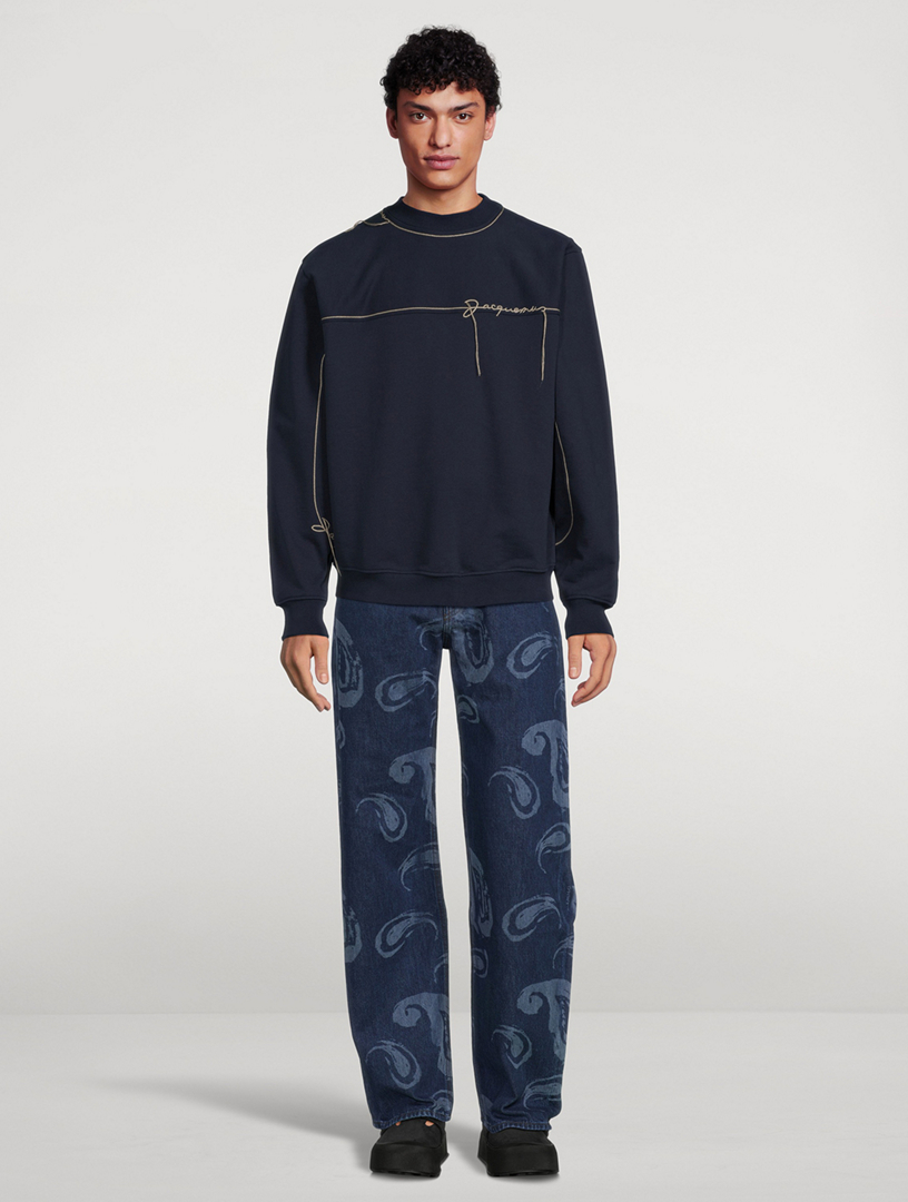 Le De-Nimes Suno Straight-Leg Jeans