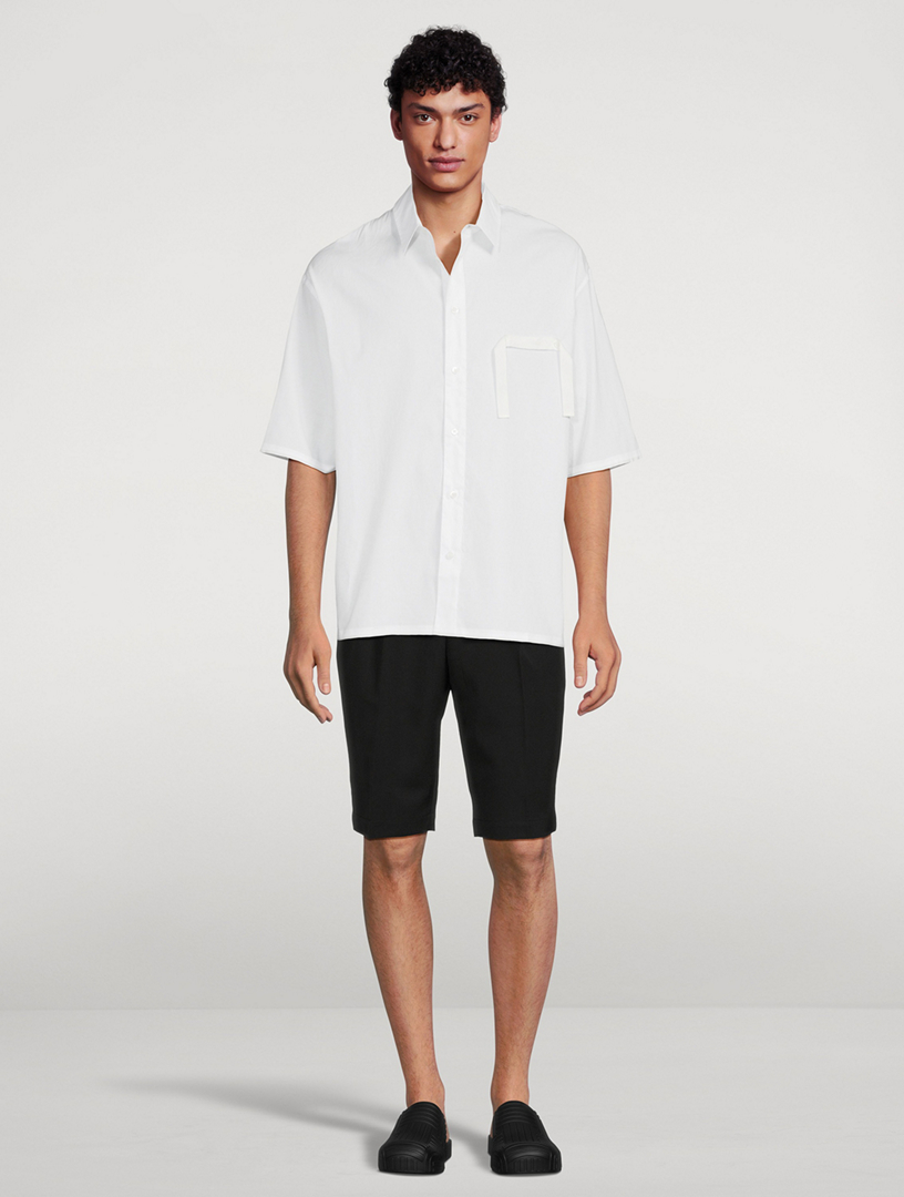 Le Short Rond Carre Wool Shorts