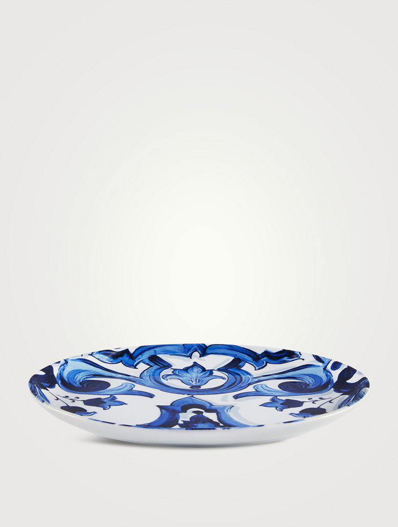 Blue Mediterraneo Fiore Oval Serving Plate